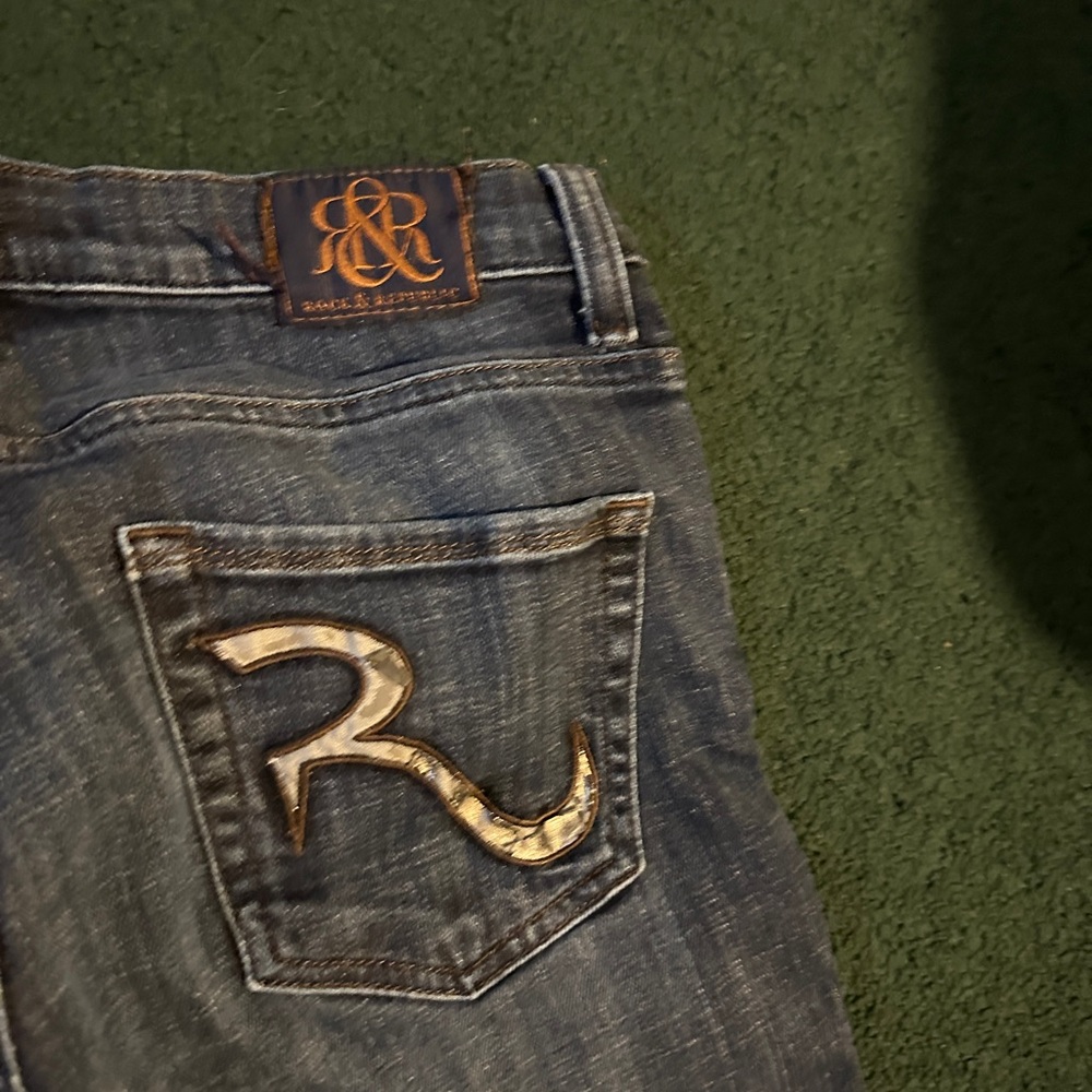 Rock & Republic Denim with Gold Accent